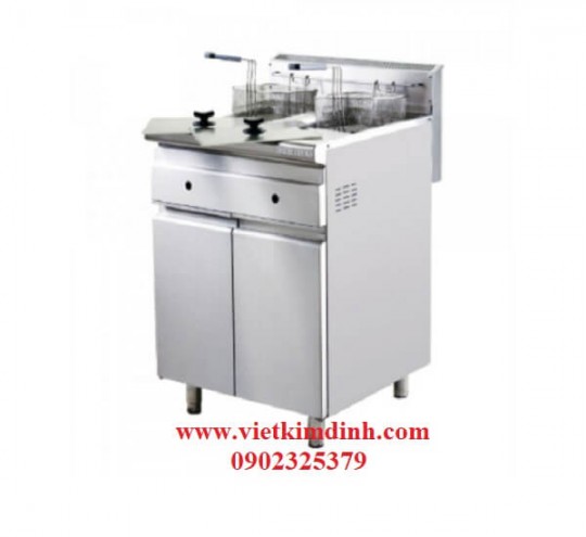 Chiên nhúng gas đôi đứng
